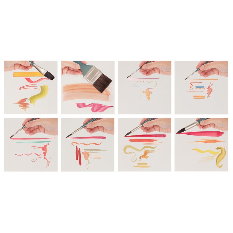 Creative Mark Artist Paint Brush Set - Mimik Synthethic Squirrel