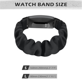 DKGKOO 3 Pack Scrunchie Elastic Strap Compatible with Inspire 3/Inspire 2/Inspire/Inspire HR/Ace 2/Ace 3 Strap (I(Purple Stars + Blue Stars + Pink Stars), Small Size)