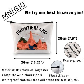 MNIGIU Theme Park Lover Gift Amusement Park Fan Gift Theme Park Inspired Makeup Bag Trip Lover Gift Park Vacation Gift