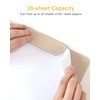 LHiDS Magnetic Clipboard – Slim Leather Writing Board with Detachable