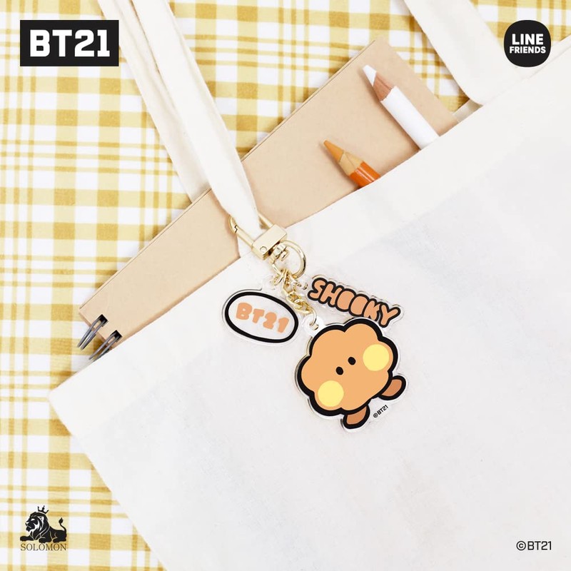Solomon Shoji BT21 Minini Acrylic Key Ring (SHOOKY) ACRYLIC KEYRING
