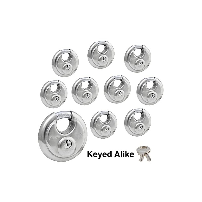 Master Lock - (10) Keyed Alike Stainless Steel Trailer and