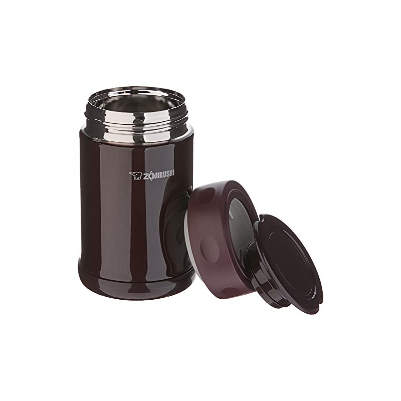 Zojirushi Stainless Steel Food Jar, Medium, Dark Brown