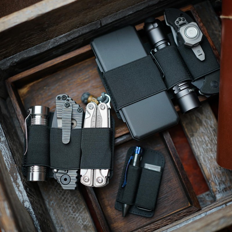 VIPERADE PL6 Elastic EDC Organiser Small Velcro Organiser Insert, Modular