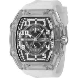 Invicta Men's Racing 48.5mm Quartz White Silicone Watch IN-48447
