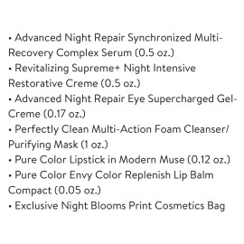 Estée Lauder Estee Lauder 7Pcs Advanced Night Repair Serum Supreme+ Creme Foam Lipstick Bag