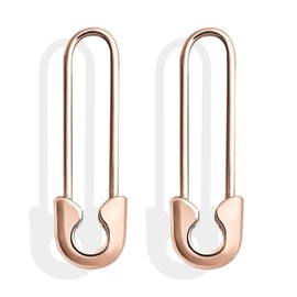 Safety Pin Earrings for Women Teen Girls Punk Goth Safety Pin Cartilage Earrings Minimalist Hoop Earrings Jewelry Gifts