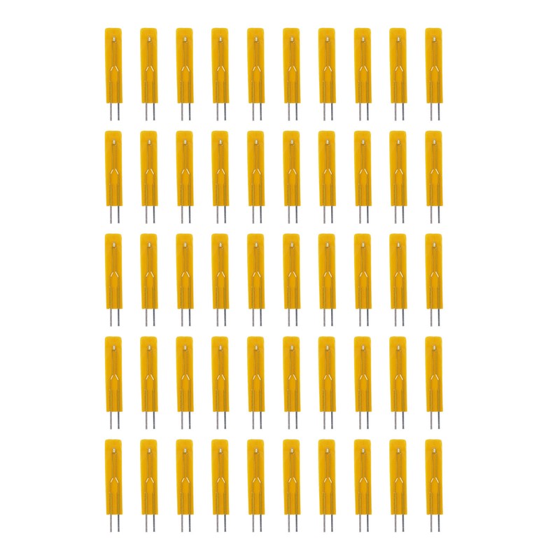 50Pcs NTC Thermistor 10K Temp Sensor Thermal Resistor Resister Thin