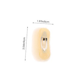 PACKOVE 4Pcs Hair Bump Pads for Volume Increase Compact Hair Styling Clips Decorative Womens Hair Accessories Safe Comfortable Design for Various Hairstyles