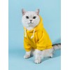 QWINEE Basic Dog Hoodie, Dog Warm Jacket, Cat Apparel, Dog