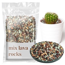 Sukh 1LB Horticultural Succulent Granule Soil Mix - Succulent Rocks Bonsai Mix Succulent Potting Mix Lava Rocks Cactus Soil Potting Mix Amendment
