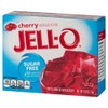 Jell-O Sugar-Free Cherry Gelatin Mix 0.6 Ounce Box (Pack of
