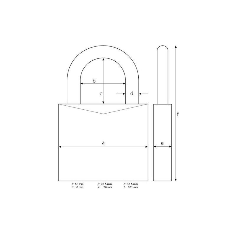 ABUS Combination Lock 158/40 - Padlock with Cast Zinc Housing