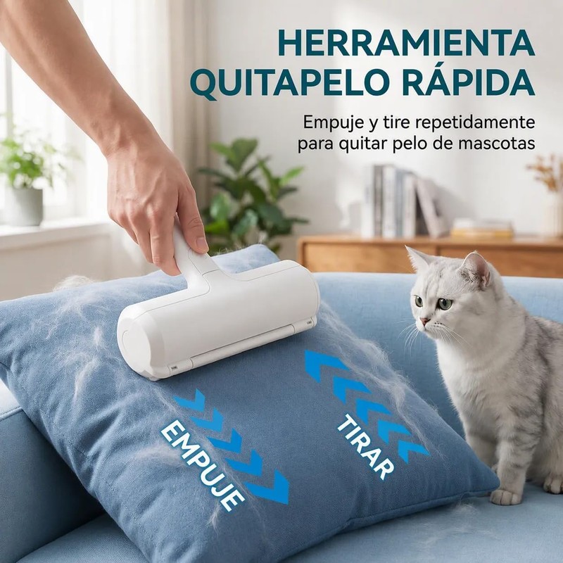 Rodillo Quitapelos AVEDISTANTE para Gatos y Perros