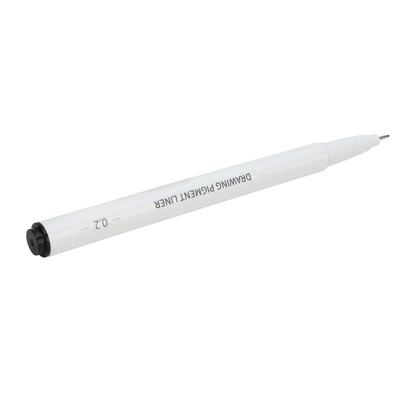 10Pcs Waterproof Micro Line Pens Strong Coverage Black Micro Pens