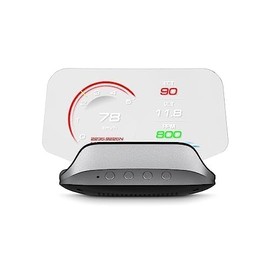 AMHVMU Car Head Up Display C3 OB2 + GPS Dual System Multifunctional Intelligent Meter Compatible with All Cars
