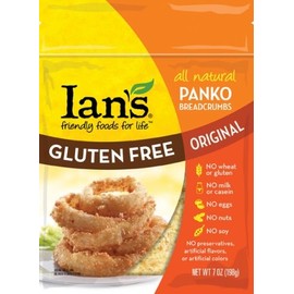 Ian's Natural Foods Panko Breadcrumbs Gluten Free Original - 7 oz Each/Pack of 2
