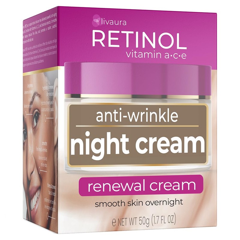 Skincare LdeL Cosmetics Retinol Night Cream, 1.7-Ounce Jar