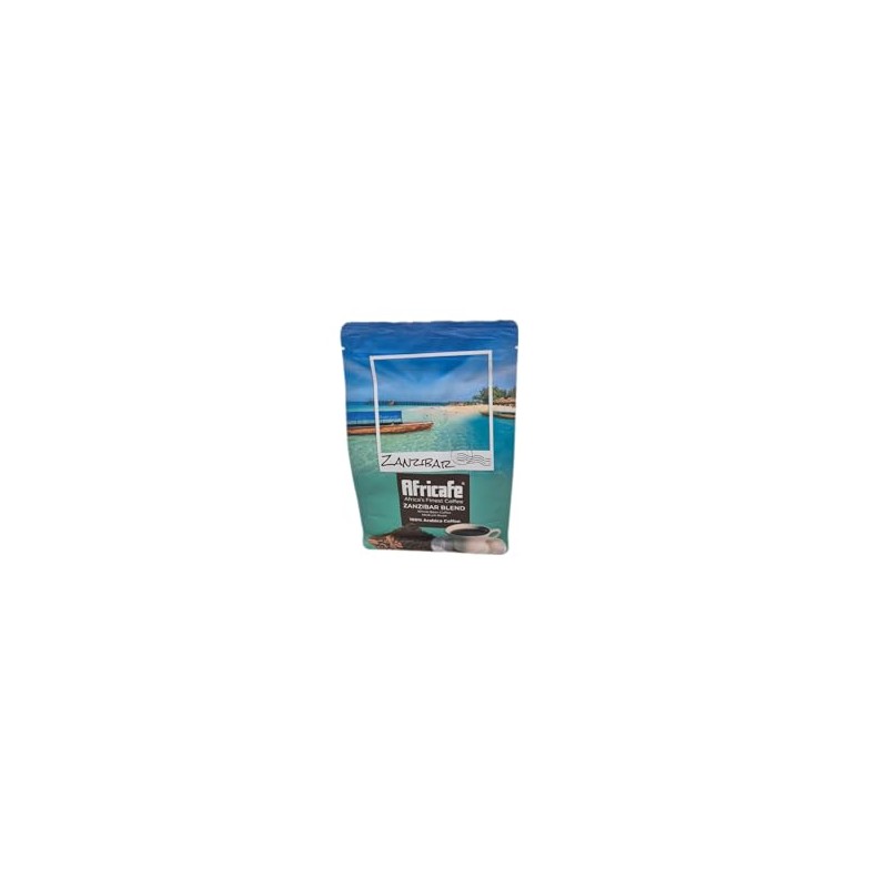 Africafe africa's finest coffee Zanzibar blend whole coffee beans medium