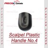 PRECISE CANADA: Black Color Plastic Handle, Scalpel Handle # 4