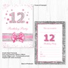 Olivia Samuel 20 x 12th Birthday Party Invitations from Pink