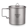 Aomiun Ultralight Titanium Cup Outdoor Portable 2PCS Cup Set 350ml