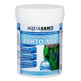 Aquasan Aquarium Bakto-Mix Plus 200 g (Water Treatment Product - Powerful Microorganisms and High-Quality Minerals for Crystal Clear Water)
