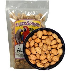 SLEEK & SASSY Whole Almonds Parrot Treat (24 oz.)