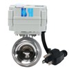 HSH-Flo 1" DN25 110-230VAC Normally Closed CF8/Stainless Steel 304 Manual