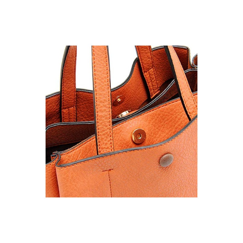 FIRANO A402168 Women's Arno Label 3 Room 2-Way Tote Bag