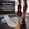 SAUDEfoot Elastic Arch Insoles Comfortable Massage Cushioning Breathable for Walking