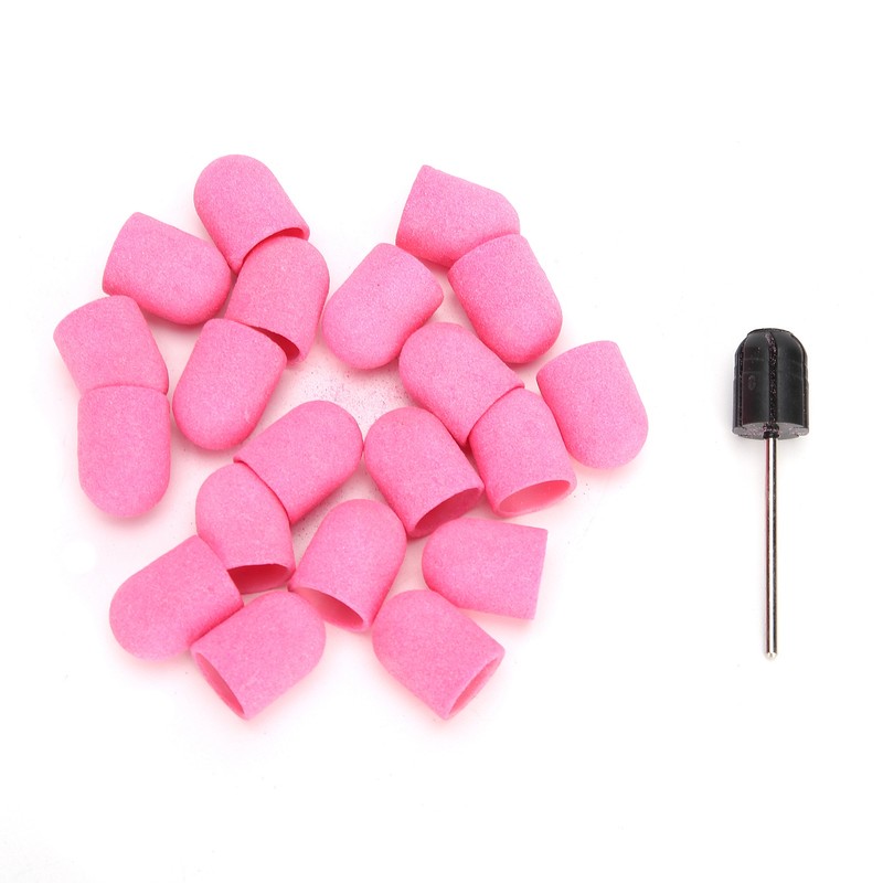 Nail Art Sanding Cap Nail Drill Bits Polishing Grinding Sanding