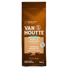Van Houtte Vanilla Hazelnut Decaf Ground Coffee, 340g, Can Be Used With Keurig Coffee Makers