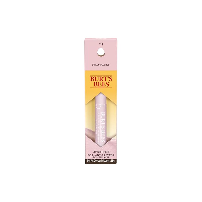 Burt's Bees - Brillo de labios hidratante 100% natural