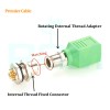 Profinet M12 D-Code 4 Pin to RJ45 Feedthrough Bulkhead Adapter