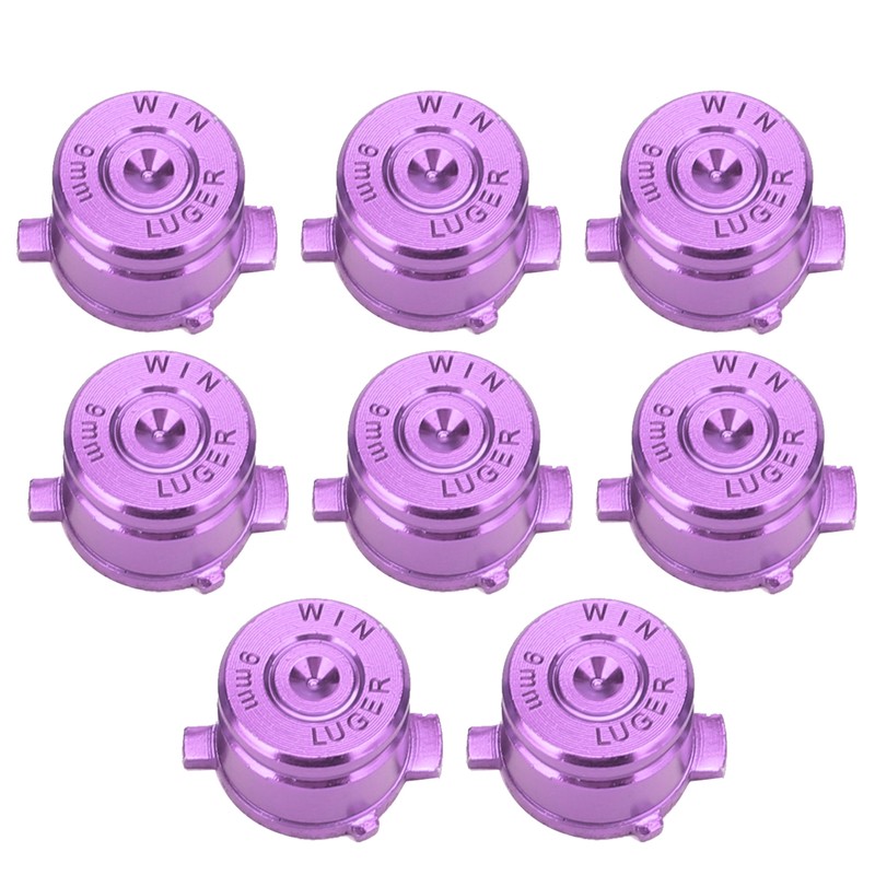 2 Sets Aluminium Alloy Function Assist Button Controller Replacement Parts