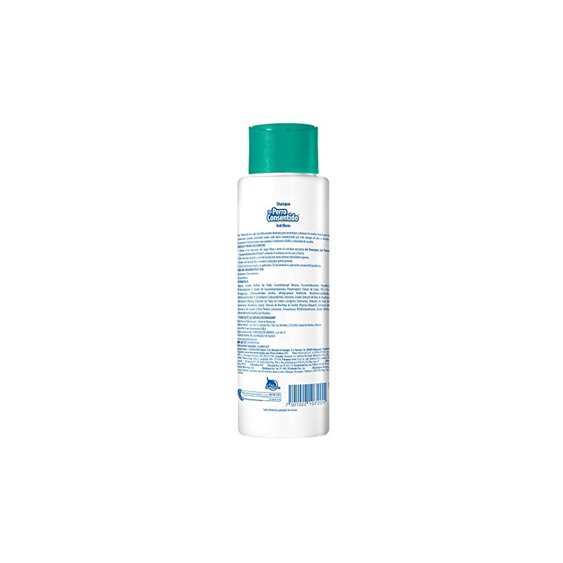 Perro Consentido - Shampoo Antiolores, 500ml