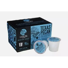 H‑E‑B HEB Cafe Ole TEXAS PECAN Single Serve Medium Roast Coffee 12 count K Cups
