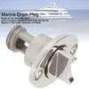 Boat Drain Plug Stainless Steel Strong Durable 0.75in Thread Diameter