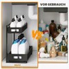 2 Tier Shelf Under Sink Kitchen Cabinet Organiser Under Sink