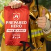 The Prepared Hero Emergency Fire Blanket - Simple and Easy