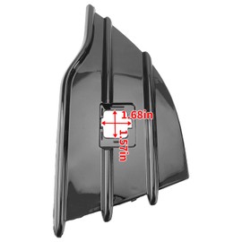 AUTOKAY 2x Front Bumper Fog Light Cover Insert Trim Fits for Ford Escape 2013 2014 2015 2016