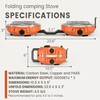 Cofiyard 20,000 BTUs 2 Burner Camping Stove, Portable Folding Propane