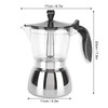 6 Cups Stainless Steel Coffee Pot Italian Octagonal Household Brewing