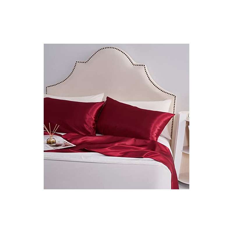 Satin Pillow cases 2 Pack Pillowcase for Hair and Skin