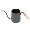 Black Stainless Steel Long Spout Drip Kettle Gooseneck Pour Over