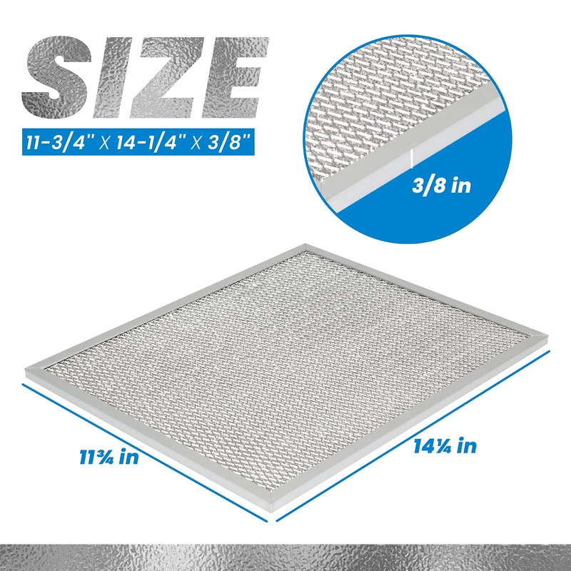Range Hood Filter - Compatible with NuTone Allure WS1 QS2