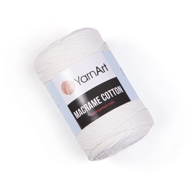 YarnArt Macrame Cotton, Macrame Yarn for Crafting, Knitting, and Crochet,