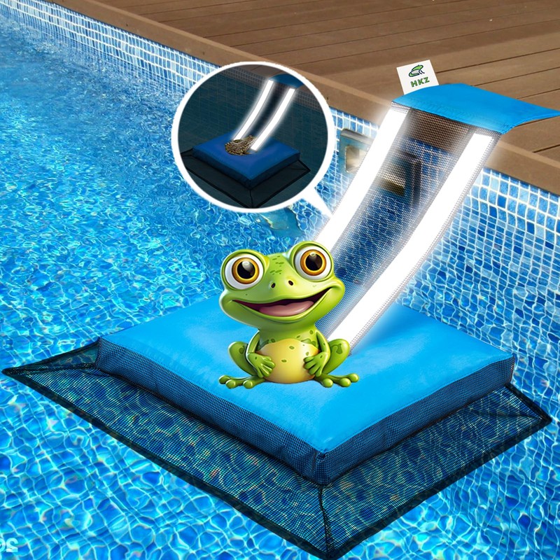 HKZ Pool Frog Animal Escape Ramp - Pool Critter Frog