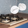 Walmine 4 Pack WB03T10282 Stove Range Top Burner Knob Replacement